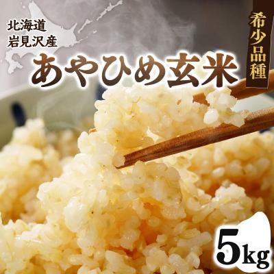 ふるさと納税 岩見沢市 令和7年北海道岩見沢市産 あやひめ玄米5kg≪沖縄・離島配送不可≫