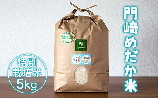 【新米先行予約】令和7年産 新米 門崎めだか米5kg（特別栽培米）【 ひとめぼれ お米 白米 産地直送 お弁当 おにぎり 岩手 一関 】