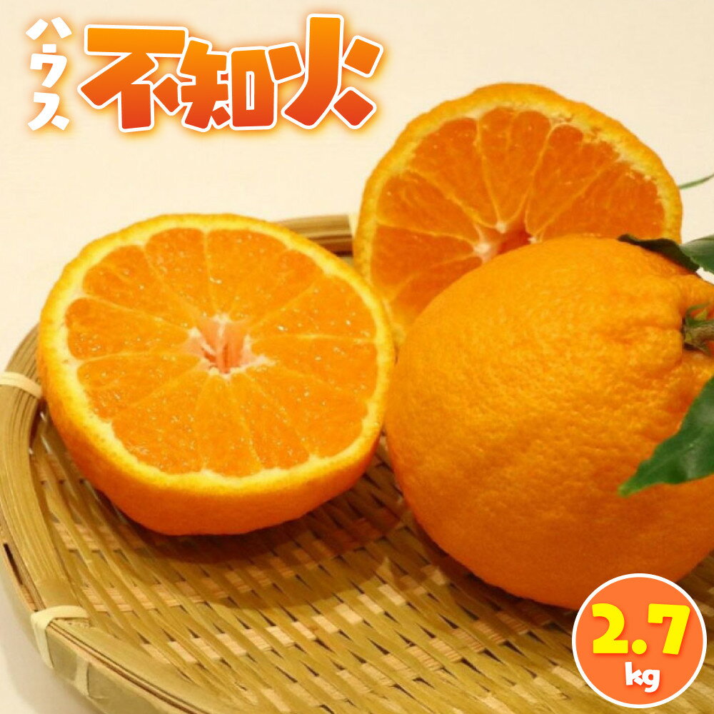 【ふるさと納税】ハウス不知火 2.7kg | フルーツ 果物 くだもの 食品