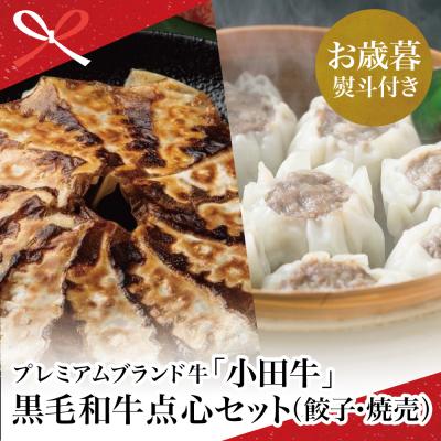 ふるさと納税 南さつま市 【お歳暮ギフト】鹿児島県産黒毛和牛「小田牛」 牛肉100%点心セット(餃子・焼売)