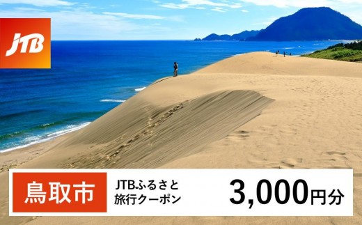 【鳥取市】JTBふるさと旅行クーポン（3,000円分）有効期間3年（Eメール発行）｜旅行 トラベル 予約 国内旅行 JTB 宿泊 観光 体験 旅行券 宿泊券 旅行予約 温泉 ホテル 旅館 チケット 子供 子連れ カップル 家族 人気 おすすめ 旅行クーポン 店頭 オンライン ネット予約 電話 有効期間3年