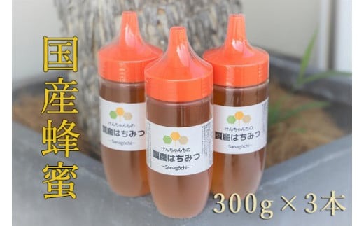 けんちゃんちのはちみつ 3本セット《30日以内に出荷予定（土日祝除く）》---tsm_mkf5_30d_25_14500_900g---