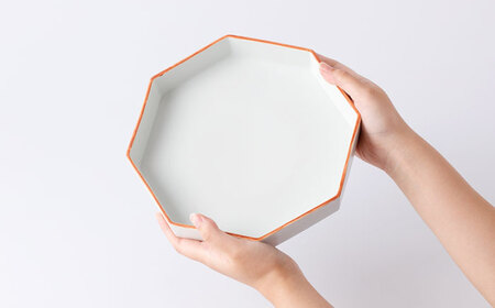  肥前吉田焼 macaron八角皿3点セット NAZ115 