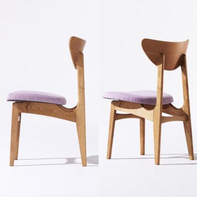 ふるさと納税 富田林市 Karl Dining Chair PFスウェード グレイッシュピンク MBRフレーム【SWOF】 |  | 03