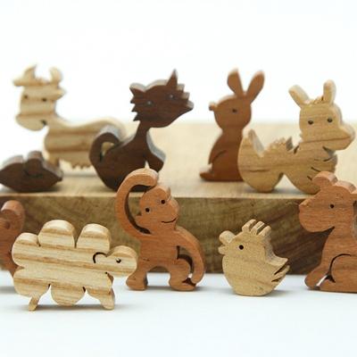 ふるさと納税 木津川市 【干支セット】小さな木のインテリア　ミニチュアオブジェ |  | 01
