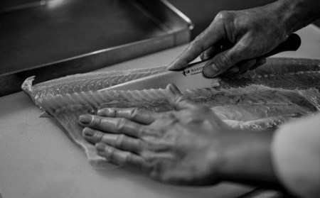 H104-04 【和 NAGOMI Professional】スライサー包丁 240mm（包丁・数量限定・幻の鋼材）【最長6ヶ月を目安に発送】