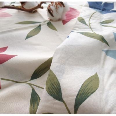 ふるさと納税 泉大津市 【ダブル】日本製 綿100% ふとんカバー掛・敷・枕3点セット 花柄 ピンク KHANA-D-PI |  | 01