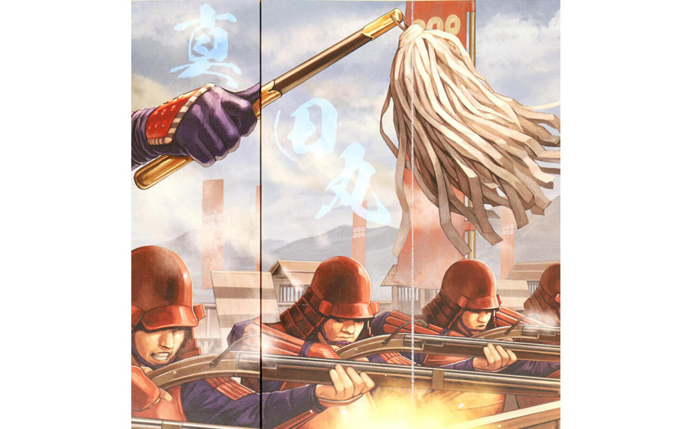 オリジナル【戦国武将6曲ミニ屏風】真田丸-真田幸村-／名古屋刀剣博物館