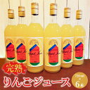 【ふるさと納税】【数量限定】【先行予約】完熟りんごジュース（720ml×6本） ※2024年11月上旬～2025年6月下旬頃に順次発送予定