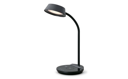 LEDデスクライトQi充電シリーズ 平置きタイプ 調光・調色 LDL-QFDL-B ブラック デスクライト LED 調光 調色 ワイヤレス充電 おしゃれ アイリスオーヤマ コンパクト 折りたたみ式 Q