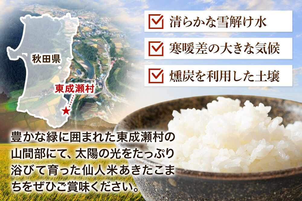 令和8年産 あきたこまち「仙人米」無洗米 10kg（5kg×2袋）  新米受付予約【2026年10月中旬以降、順次発送】 [国産 秋田産 秋田県産 白米 精米 無洗米 お米]
