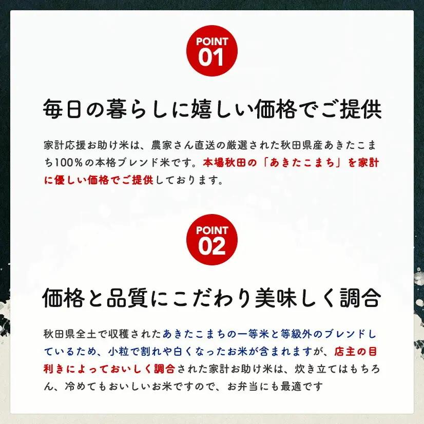 令和8年産 あきたこまち 家計お助け米 20kg 秋田県産 米 一等米 ブランド米 20キロ 白米 精米 精米したて 一人暮らし 秋田 能代 能代市 送料無料 《こまちライン》