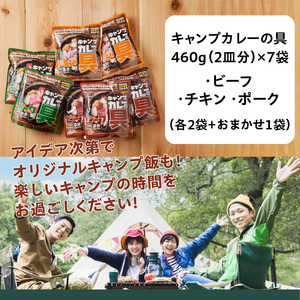 キャンプカレーの具 バラエティーセット (a10-917)