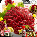 【ふるさと納税】国産赤身馬刺し 約560g 馬刺しのたれ付き 千興ファーム 馬肉 冷凍 《選べる出荷時期》 新鮮 さばきたて 真空パック SQF ミシュラン 生食用 肉 菅乃屋 熊本県御船町 特産品 数量限定