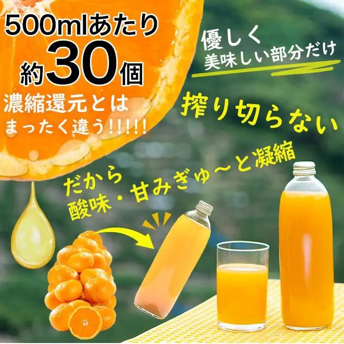 みかんジュース 濃厚 みかんジュース  500ml×３本