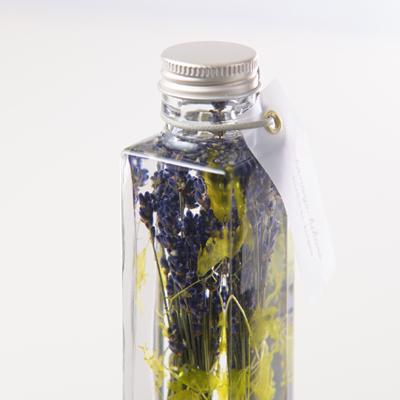 ふるさと納税 富良野市 【ギフト】富良野のお花 ハーバリウムボトル〈高さ約17cm〉 2本セット(ラベンダー、ブルー紫) |  | 01