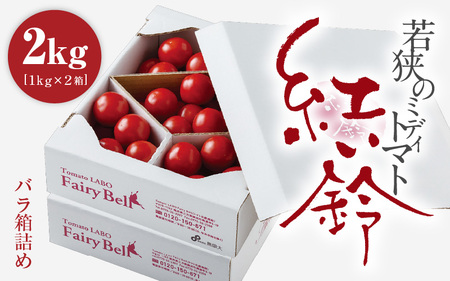 じゅわっと極旨のフルーツミディトマト  (バラ箱詰め) 約2kg（1kg×2箱）幸せ寄附額  とまと トマト フルーツトマト ミディトマト ミニトマト トマトジュース 野菜 やさい 人気 新鮮 産地直