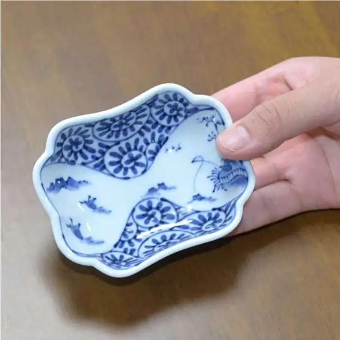 【波佐見焼】和波佐見紋 絵変わり十二種 小皿 小鉢 揃え 各五枚ずつ 食器 皿 【福田陶器店】 [PA27] 波佐見焼