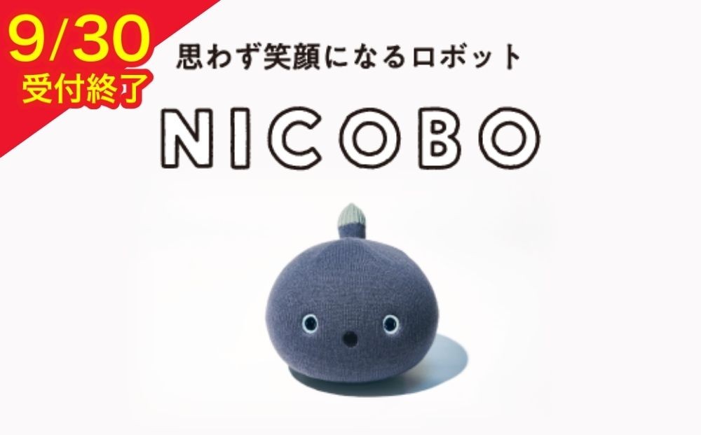 
パナソニック NICOBO（ニコボ）オナラや寝言も 思わず笑顔になるロボット（スモークネイビー）
｜ Panasonic ロボット 電化製品 家電 プレゼント ギフト 新生活 一人暮らし
※着日指定不可
