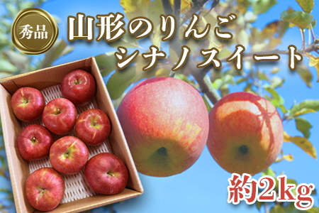 【2025年発送】「秀品」山形のりんご（シナノスイート）約2kg_H213(R7)