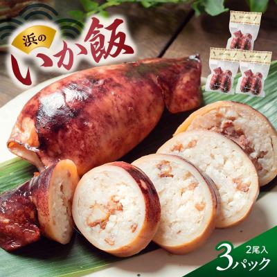 ふるさと納税 山田町 浜の いか飯 2尾入り×3パック 岩手県 三陸山田 山田町 海産品 烏賊 いか イカ いか飯
