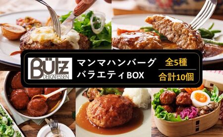 マンマハンバーグバラエティBOX ハンバーグ 温めるだけ 簡単 レトルト 冷蔵 食べ比べ 湯せん 個包装 市原市 千葉県