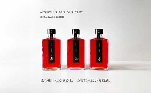 972.MIYAYOSHI No.03・06・09 3P SET LARGE BOTTLE（A972-2）