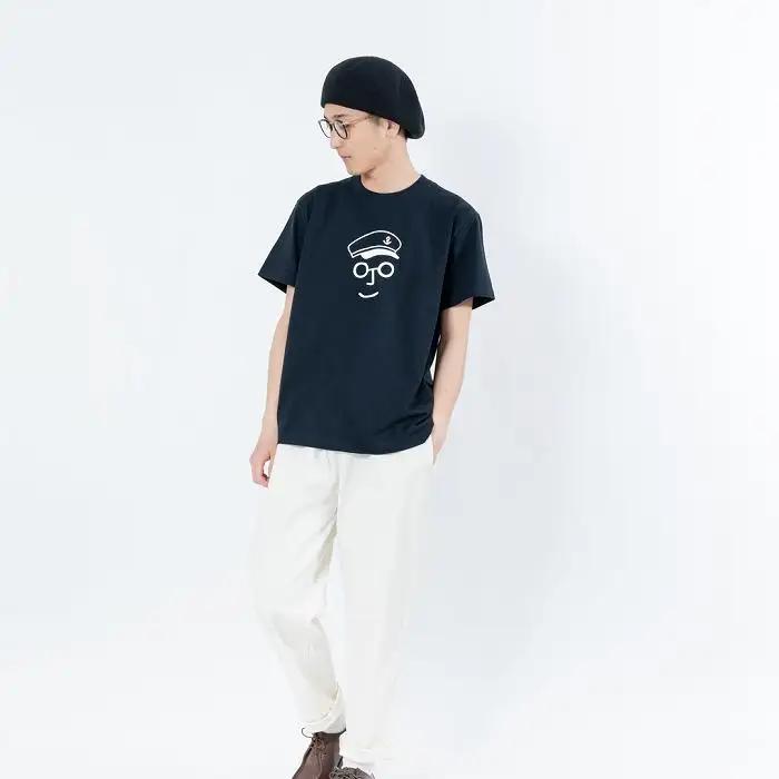 《2》【KEYMEMORY鎌倉】セーラー帽イラストTシャツ NAVY