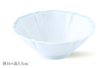 【波佐見焼】ombre de fleur ボウルM melodie blue 4個セット【翔芳窯】[FE495]