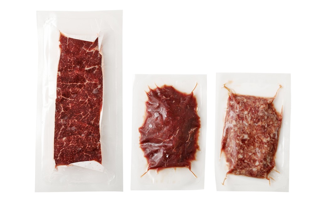 【フジチク ふじ馬刺し】おつまみ馬刺しセット8人前 各約400g （赤身スライス 、 ユッケ 、 ネギトロ ）