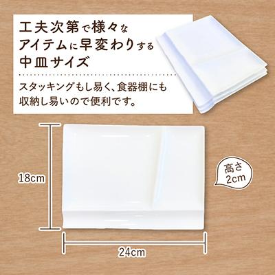 ふるさと納税 瑞浪市 2010年グッドデザイン賞受賞!【miyama.】isolaパレットプレートL　(白磁)　3枚組 |  | 03