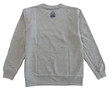 しゃこちゃんトレーナー(グレー) 1枚｜長袖 メンズ レディース ゆるきゃら 縄文 土偶 [0428]