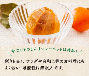 SA2740　庄内柿　約7.5kg(32～36玉入)　L～2Lサイズ