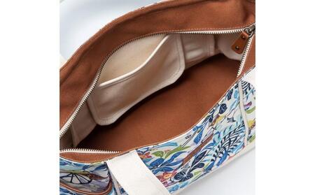 琉球帆布 ショッピングトート 【ふくふくシークヮーサー】