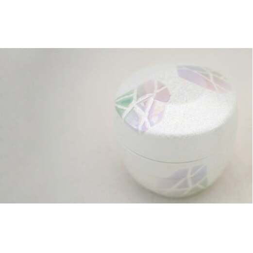 有田焼 蒸し碗 セット（白磁虹彩三色パール＋三色吹ダイヤモンド）【田清窯】 食器 器 うつわ 蓋物 茶碗蒸し 食器 蒸し碗 ペア ふたもの 55000円 A55-142_イメージ5