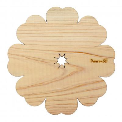 ふるさと納税 馬路村 Danran 鍋敷き フラワー 無塗装【521】 |  | 01