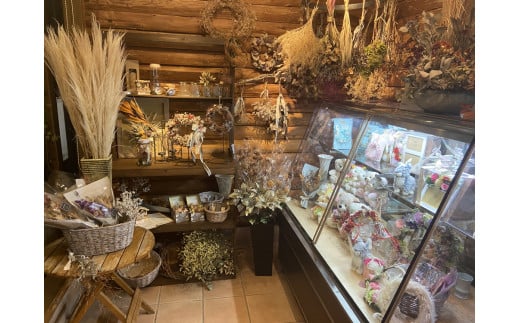 プリザーブドフラワーのフォトフレーム　【 レッド 】