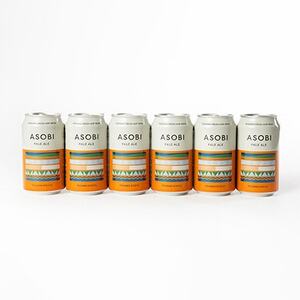 【毎月定期便】【与謝野町産ホップ使用クラフトビール】 ASOBI　350ml ×6本セット全6回【4060419】