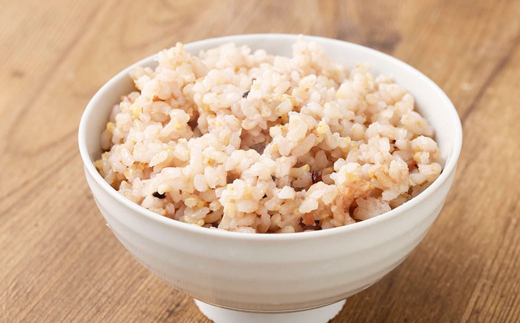 【はくばく】もっちり美味しい発芽玄米＋五穀 1,000g×6袋