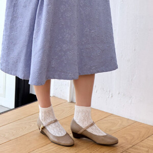 ウェッジストラップパンプス｜オーク L(24.0cm) レディース パンプス 3.5cmヒール ウエッジソール 幅広 甲高 外反母趾 ゆったり幅 大人気 靴 お仕事靴