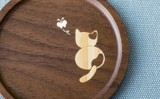 唯一無二のデザイン・ コースター たま2個セット　