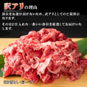 訳アリ！博多和牛切り落とし　5kg(500g×10p）