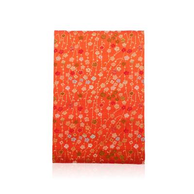 ふるさと納税 八尾市 西陣織御朱印帳 鶴飾り&amp;専用箱付き(花音かのん)/L115