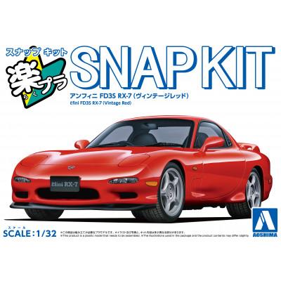 ふるさと納税 静岡市 楽プラ スナップキット アンフィニ FD3S RX-7(ヴィンテージレッド)