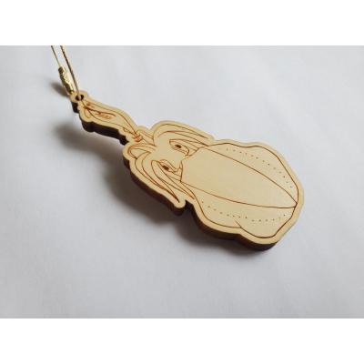 ふるさと納税 佐川町 【アオリイカ・ニッケル】11種から選べる ヒノキ薫る 魚のウッドキーホルダー