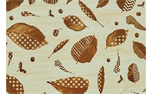 M71-0003-7_chabu table Fallen Leaves(Brown)