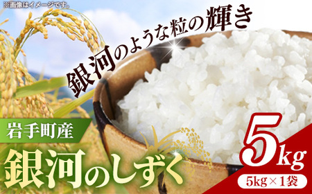 令和7年産岩手町産銀河のしずく精米5kg 米 ごはん 新鮮 銘柄 農家直送