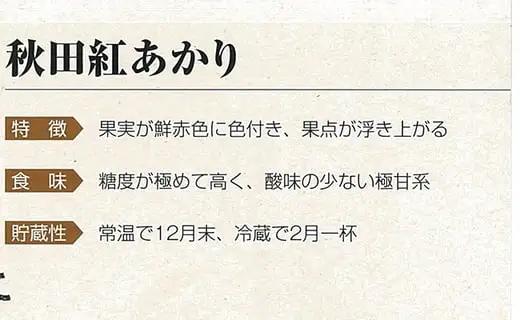 【先行予約】数量限定・期間限定 R8年産 秋田限定りんご「秋田紅あかり」(5kg)105P3401【陽気な母さんの店 】