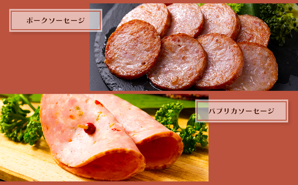 【定番】5種類詰合わせセット ベーコン プレスハム ポークソーセージ パプリカソーセージ バジルウインナー ひばり工房 おつまみ 豚肉 ふるさと納税 惣菜 小分け 手造り お取り寄せ 豪華 贅沢 SU