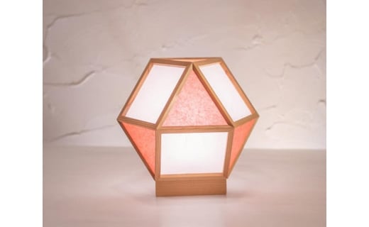 
            【照明／国産杉】スタンドライト『的 mato』 白×緋　A522-C
          